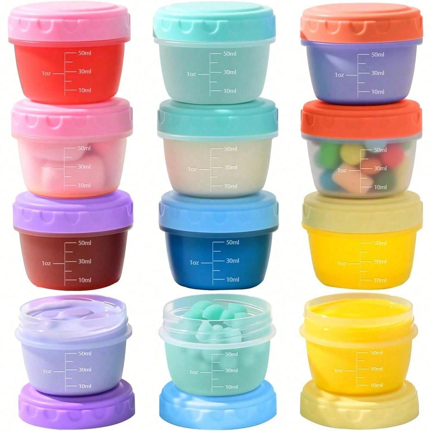 Salad Container Jar - 1-6 แพ็ค 2.7 ออนซ์สลัดคอนเทนเนอร์ TO Go