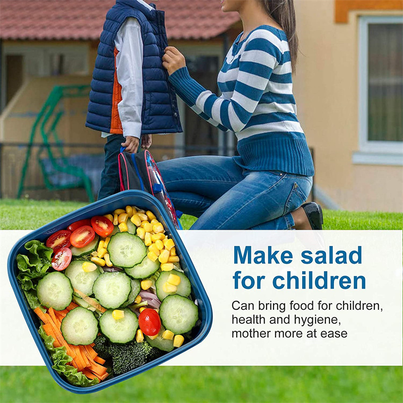 ภาชนะใส่อาหารกลางวันสลัดแบบพกพ - Salad Container Jar บทวิจารณ์และราคา