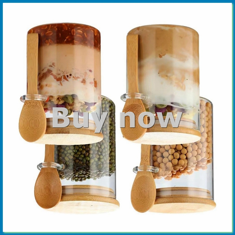 ภาชนะแก้วใส่ข้าวโอ๊ตข้ามคืน 4  - Overnight Oat Jar บทวิจารณ์และราคา