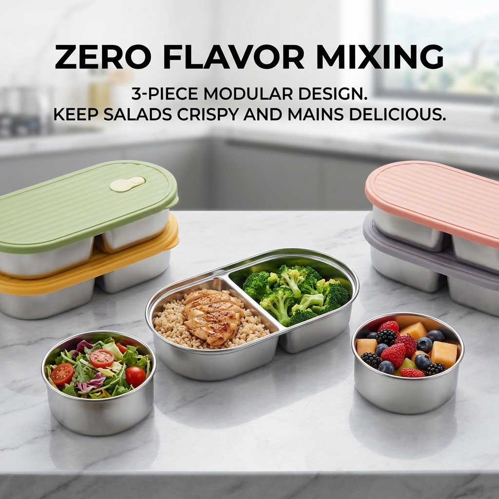 กล่องข้าวสแตนเลส 304 สำหรับเข้ - Meal Prep Meal Ideas บทวิจารณ์และราคา