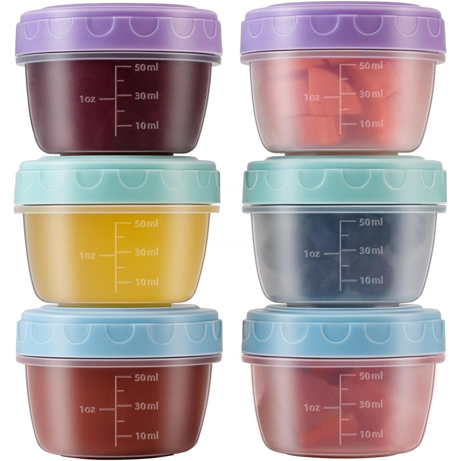 1-6 แพ็ค 2.7 ออนซ์สลัดคอนเทนเน - Salad Container Jar บทวิจารณ์และราคา