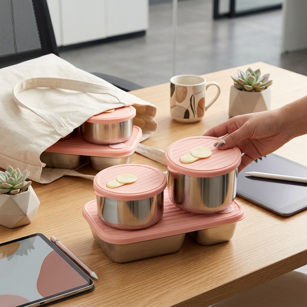 กล่องอาหารกลางวันสแตนเลส 304 ใ - Meal Prep Ideas บทวิจารณ์และราคา