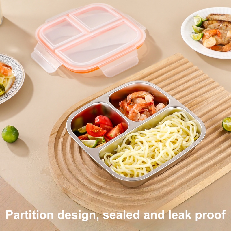 กล่องอาหารกลางวันสแตนเลส 304 ข - Meal Prep Meal Ideas บทวิจารณ์และราคา