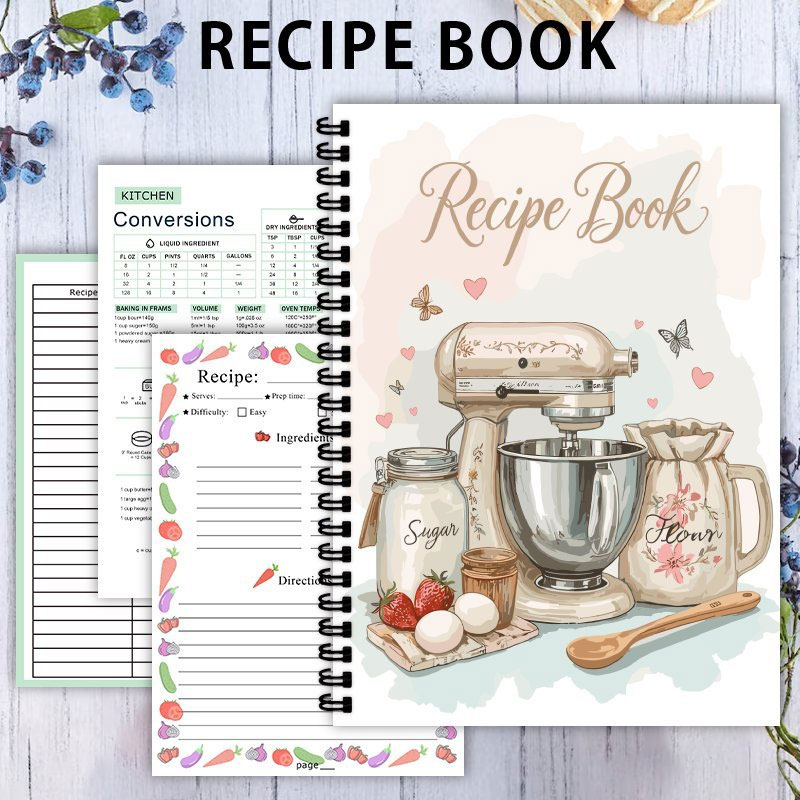 สมุดบันทึกสูตรอาหาร 100 แผ่น ส - Meal Prep Plan บทวิจารณ์และราคา
