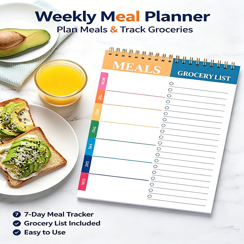 สมุดบันทึกวางแผนอาหารรายสัปดาห - Meal Prep Plan บทวิจารณ์และราคา