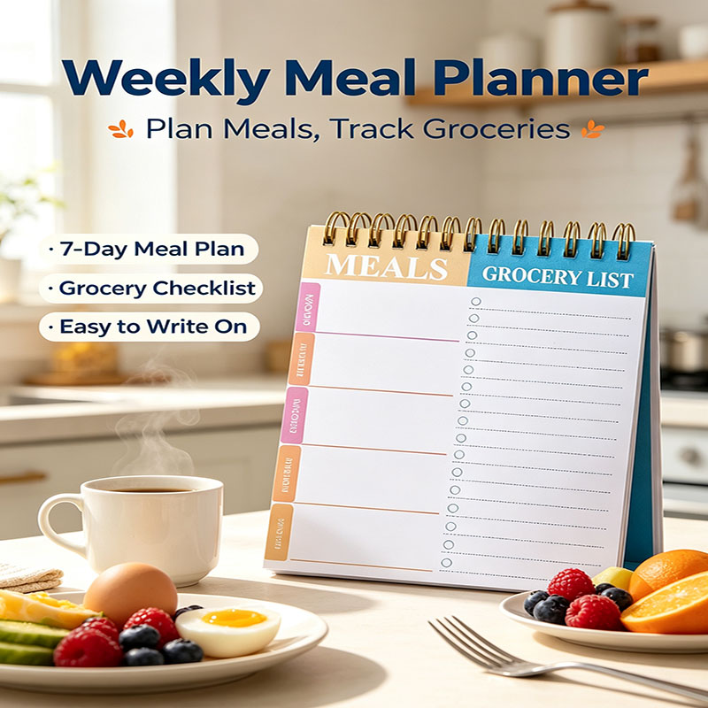 สมุดบันทึกวางแผนอาหารรายสัปดาห - Meal Prep Plan บทวิจารณ์และราคา