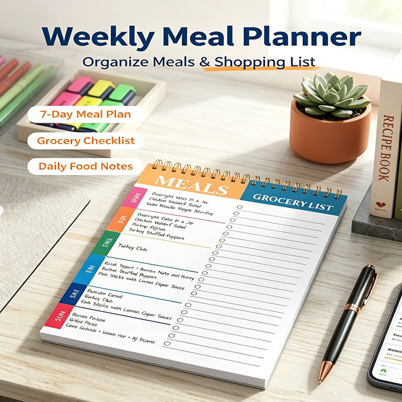 สมุดบันทึกวางแผนอาหารรายสัปดาห - Meal Prep Plan บทวิจารณ์และราคา