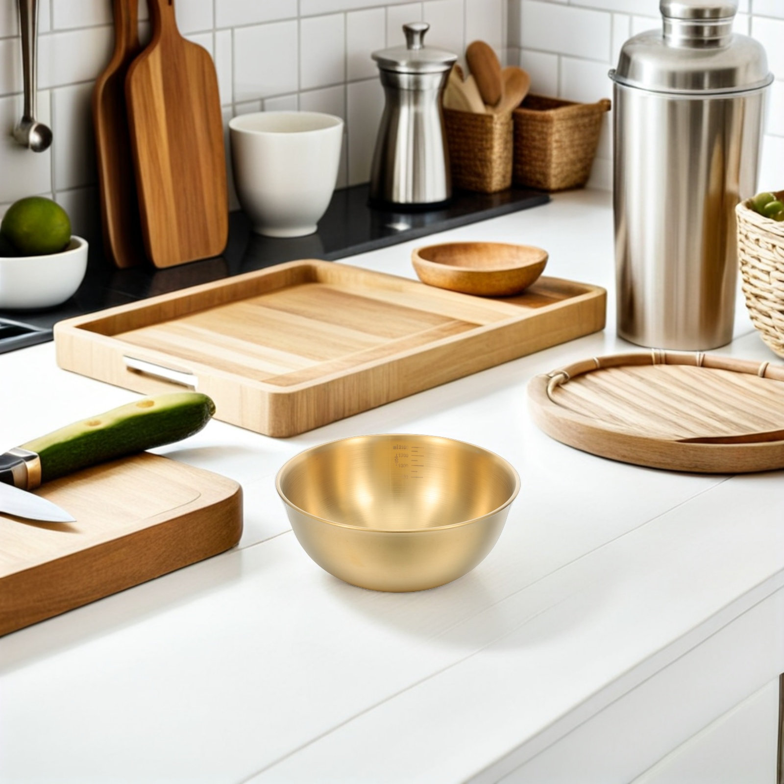 ชามผสมอาหารสแตนเลสขนาด 2100 มล - Meal Prep Usa บทวิจารณ์และราคา