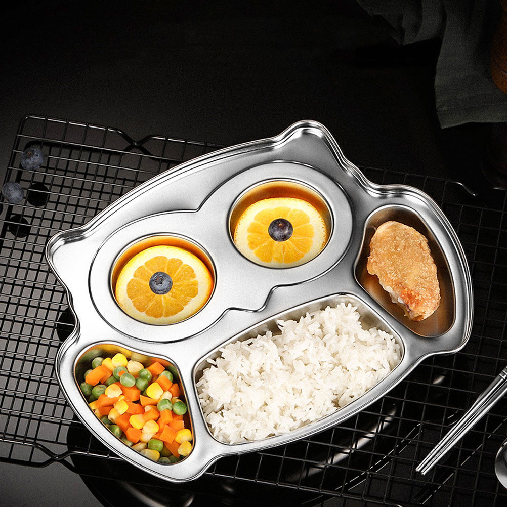 จานแบ่งส่วนสแตนเลส 2 ชิ้นสำหรั - Meal Prep Usa บทวิจารณ์และราคา