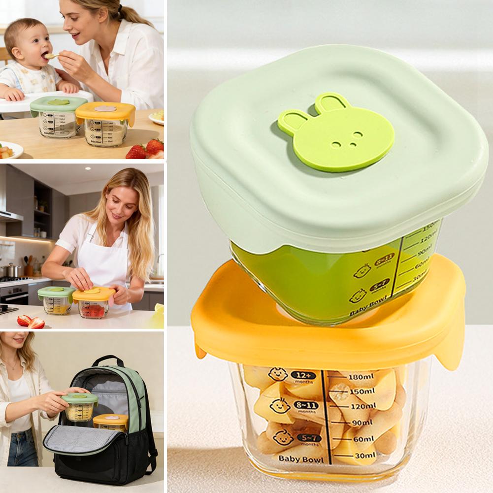 ชุดกล่องแก้วนึ่งอาหารเด็ก 2 ชิ - Meal Prep Plan บทวิจารณ์และราคา