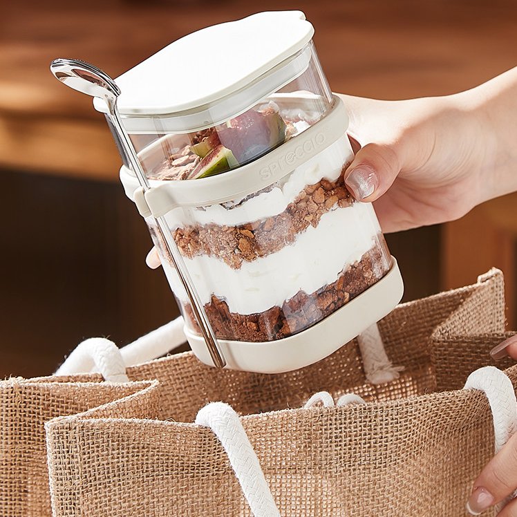 ถ้วยแก้วสำหรับโอ๊ตมีลแบบแช่ข้า - Overnight Oat Jar บทวิจารณ์และราคา