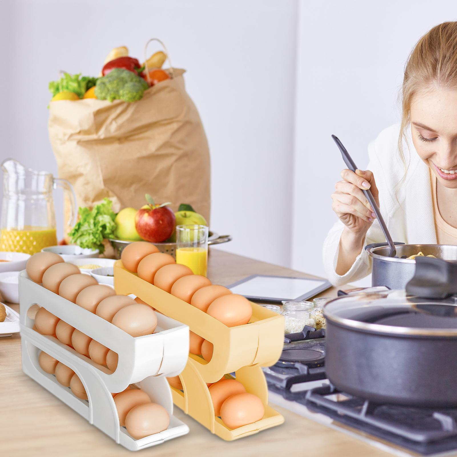 ที่วางไข่สำหรับตู้เย็น 3 ชั้น  - Meal Prep Dinners บทวิจารณ์และราคา