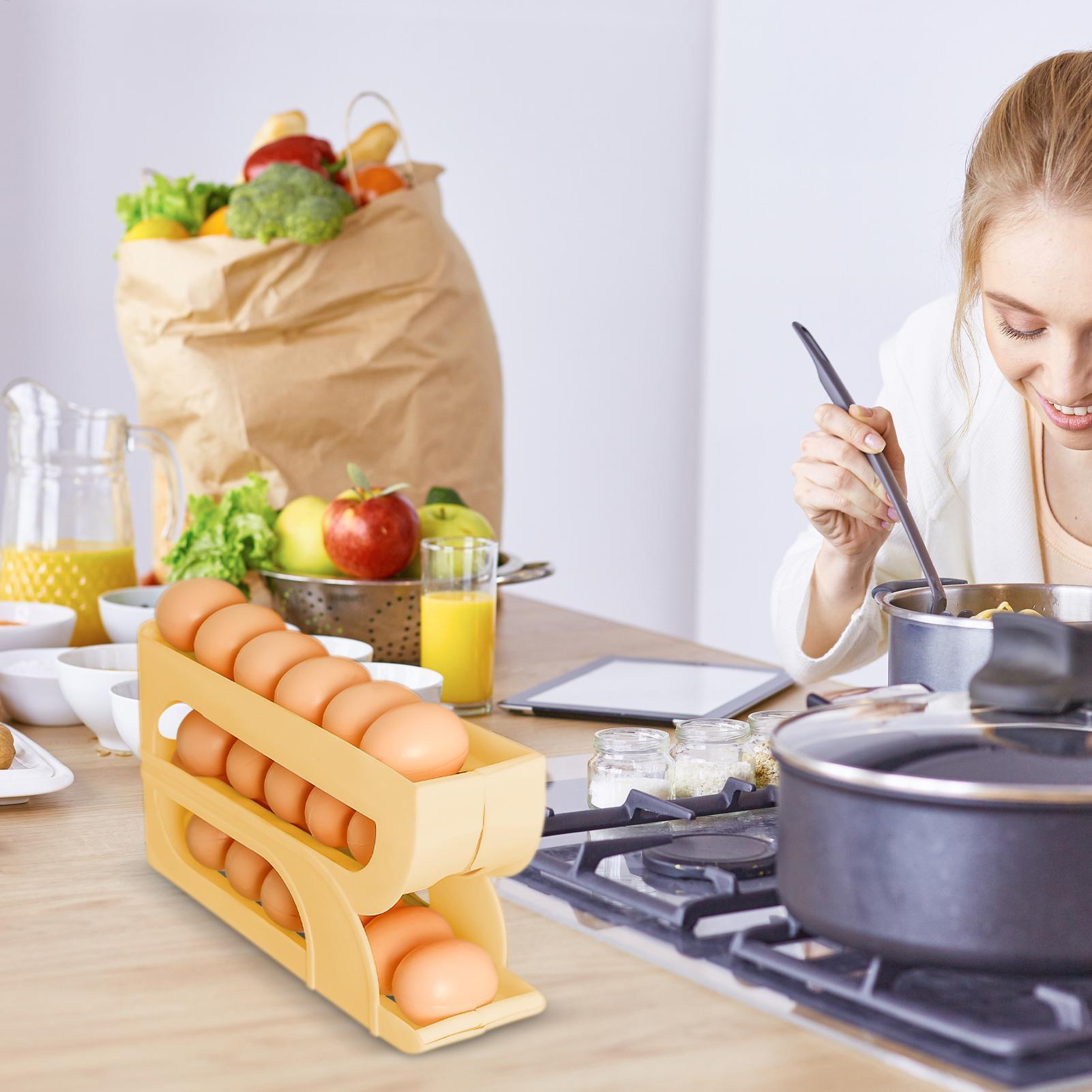 ที่วางไข่สำหรับตู้เย็น 3 ชั้น  - Meal Prep Dinners บทวิจารณ์และราคา