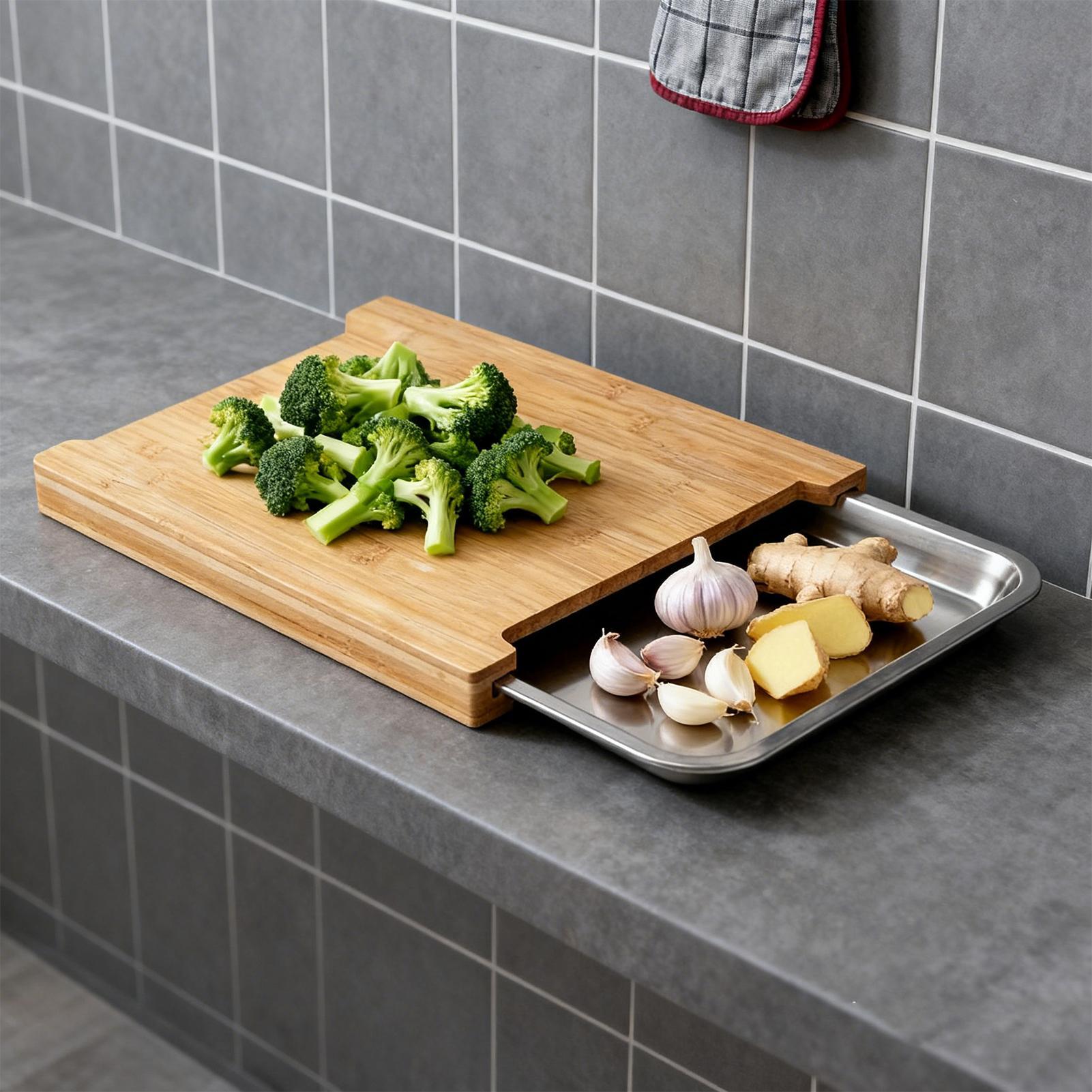 เขียงไม้กันลื่นสำหรับเตรียมอาห - Meal Prep Usa บทวิจารณ์และราคา