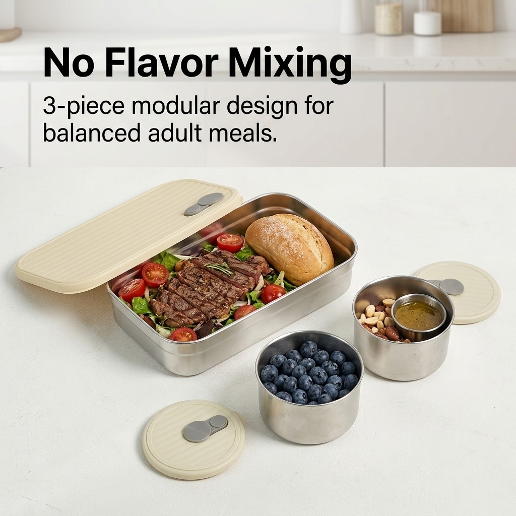 กล่องอาหารสแตนเลส 304 สำหรับไม - Meal Prep Ideas บทวิจารณ์และราคา