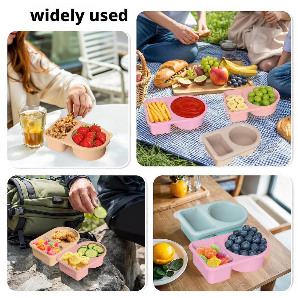กล่องใส่อาหารแบบ 2 ช่อง ใช้ซ้ำ - Meal Prep Meal Ideas บทวิจารณ์และราคา