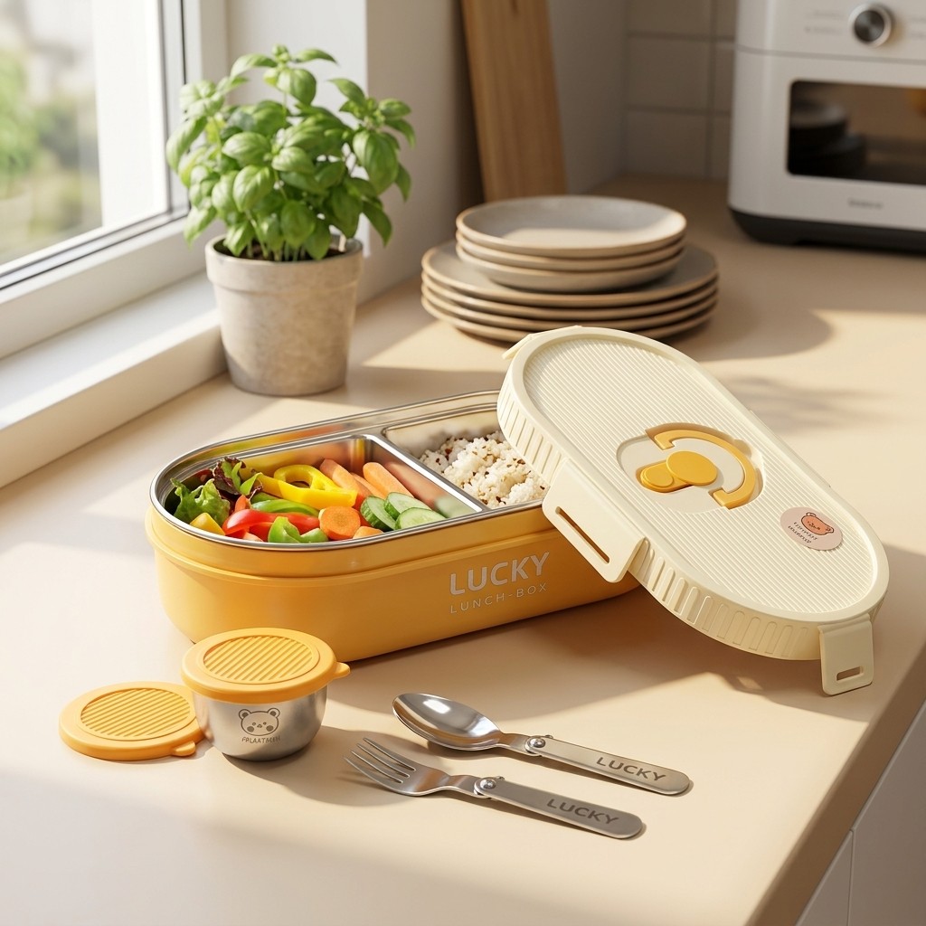 กล่องอาหารกลางวันสแตนเลส 304 ใ - Meal Prep Meal Ideas บทวิจารณ์และราคา