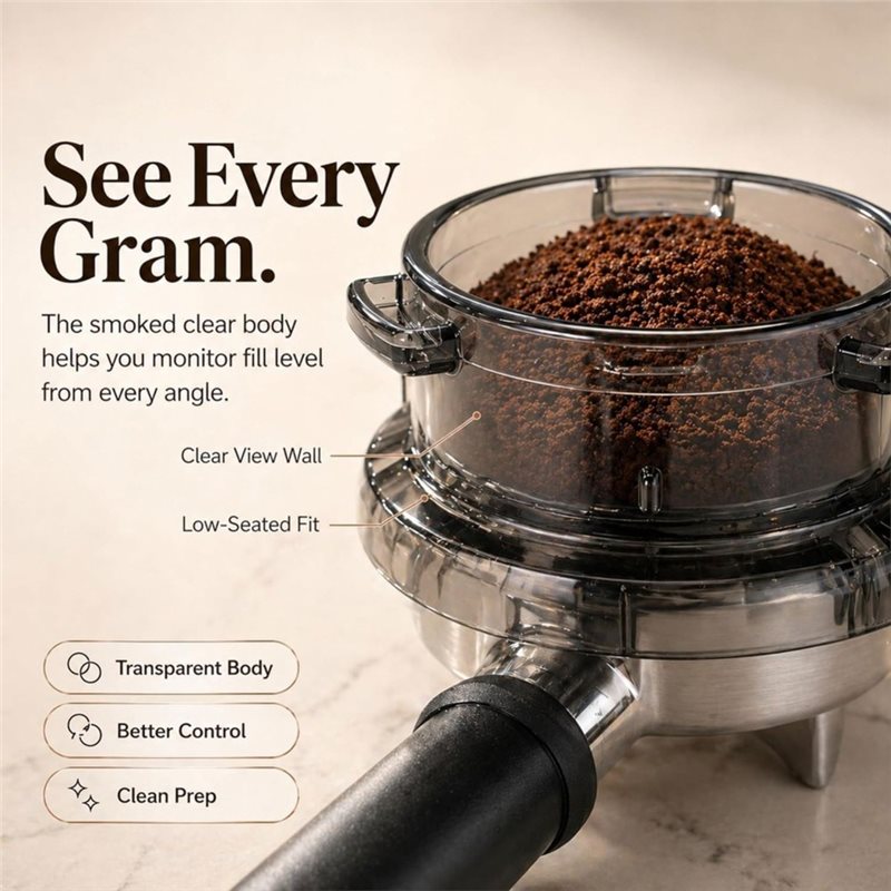 B51Cใหม่! กรวยจ่ายกาแฟ Twist-L - Breville Espresso Barista Express บทวิจารณ์และราคา