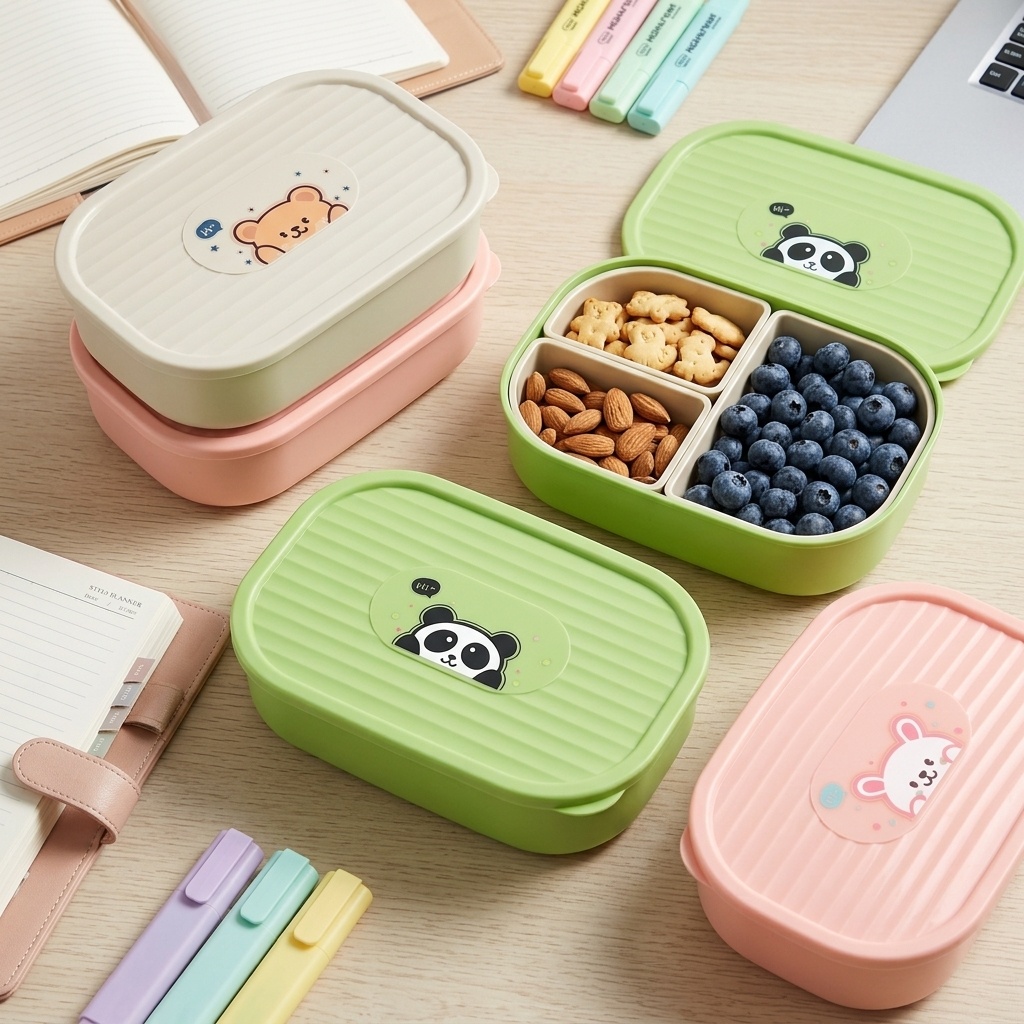 กล่องอาหารกลางวันพลาสติกน่ารัก - Salad Container Jar บทวิจารณ์และราคา