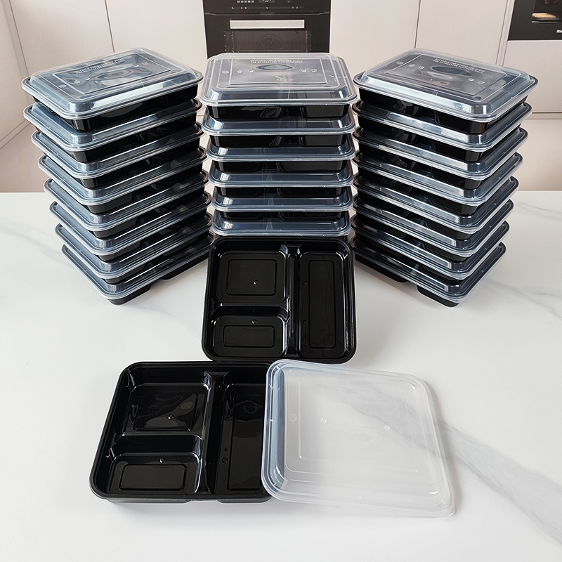 กล่องเตรียมอาหาร 3 ช่อง ขนาด 3 - Meal Prep Gym Food บทวิจารณ์และราคา