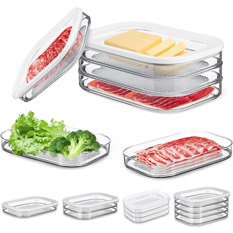 กล่องเก็บเนื้อสัตว์แบบซ้อนได้ส - Meal Prep Plan บทวิจารณ์และราคา